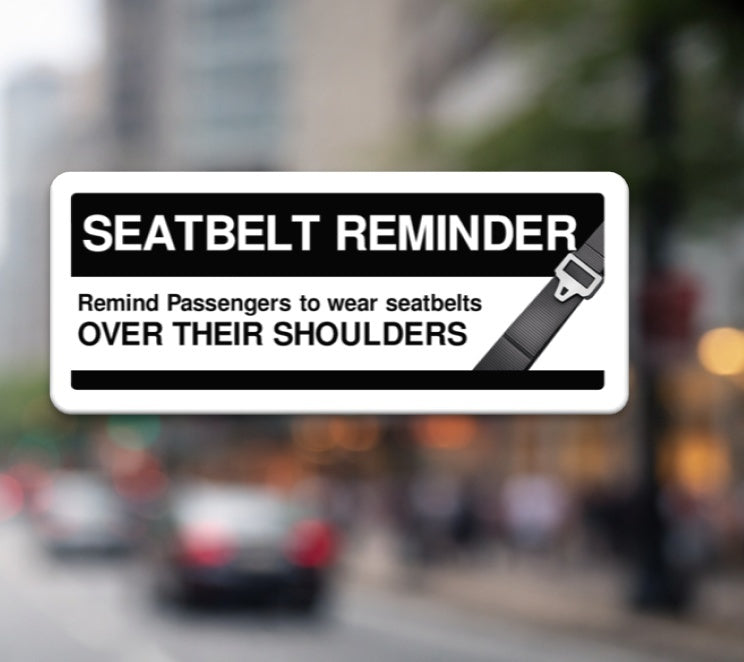Drivers Side Reminder Sticker