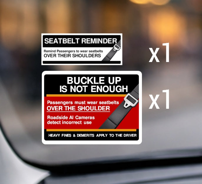 Driver & Passenger Value Pack (Buckle Up is Not Enough)